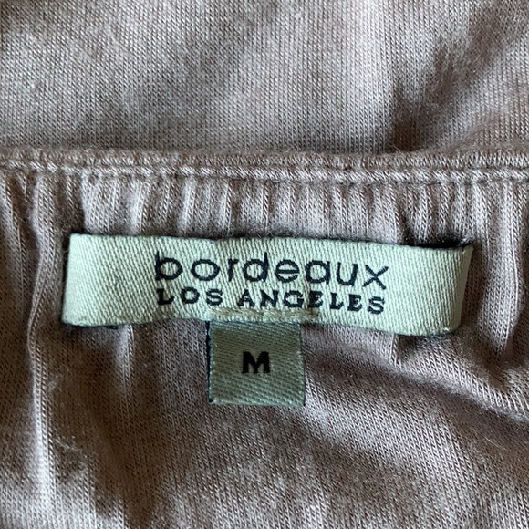 Bordeaux Los Angeles Women’s Ruffle Tank Top Size medium - Picture 6 of 6